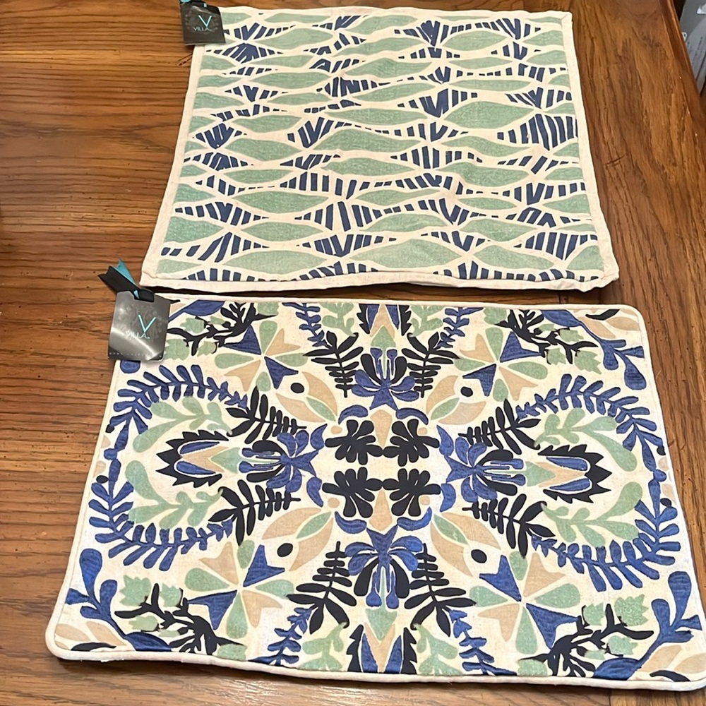 Villa Pillow Covers, NWT, set of 2